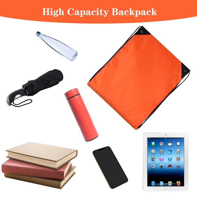 Topspeeder 20 Colors Drawstring Backpack Bags Sack Pack Cinch Tote Sport Storage Polyester Bag for Gym Traveling - Image 5